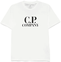 (100) CP Company Classic Logo T-Shirt - White