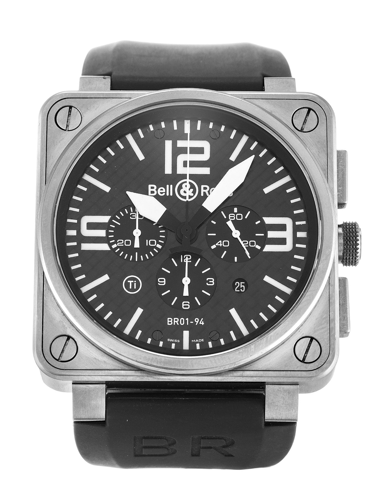 Bell y Ross BR01-94 cronógrafo de titanio