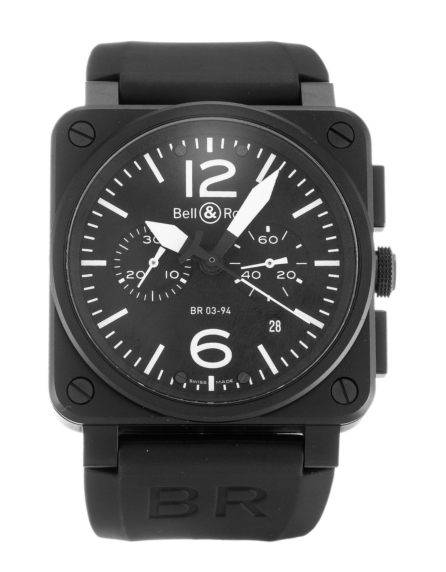 Bell y Ross BR03-94 cronógrafo de Carbono