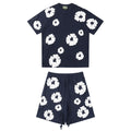 DENIM TEARS NAVY BLUE SHORT SET
