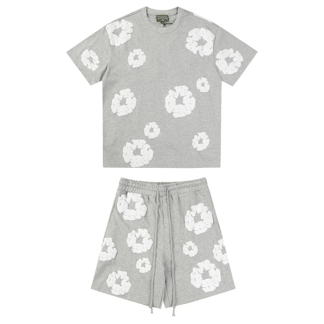 DENIM TEARS GREY SHORT SET