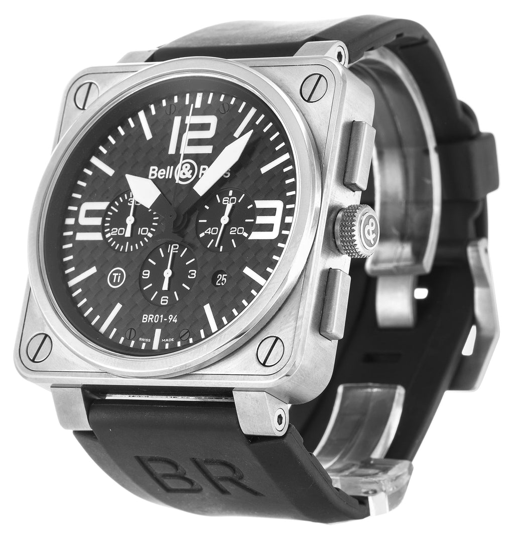 Bell y Ross BR01-94 cronógrafo de titanio