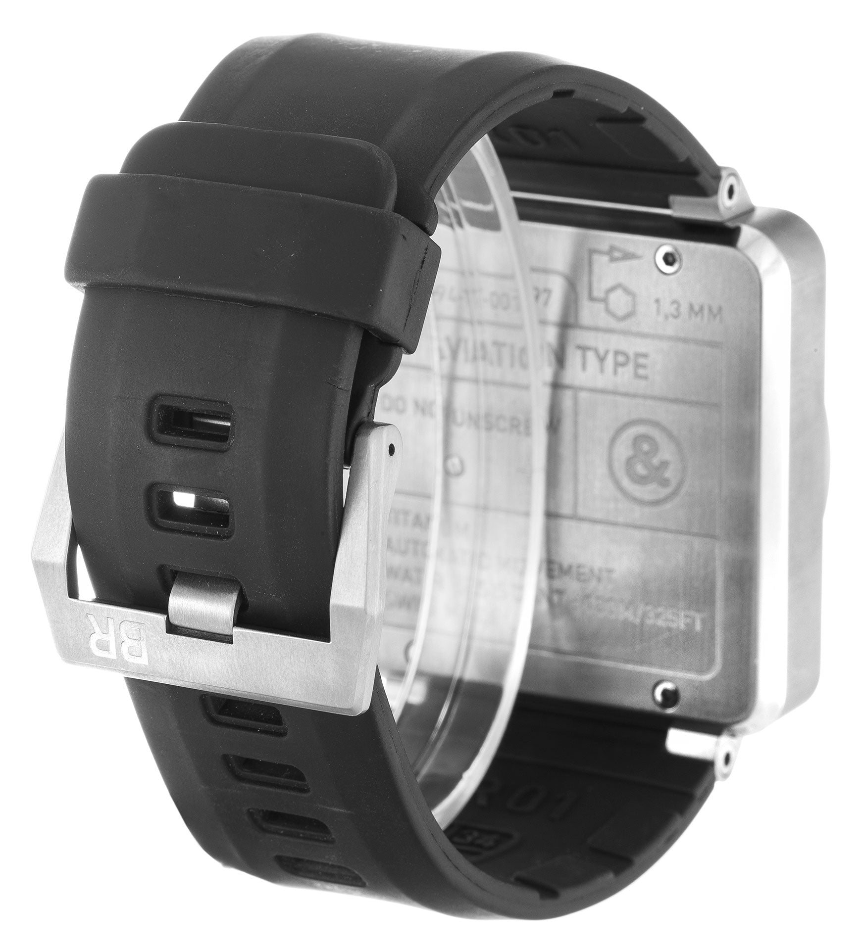 Bell y Ross BR01-94 cronógrafo de titanio