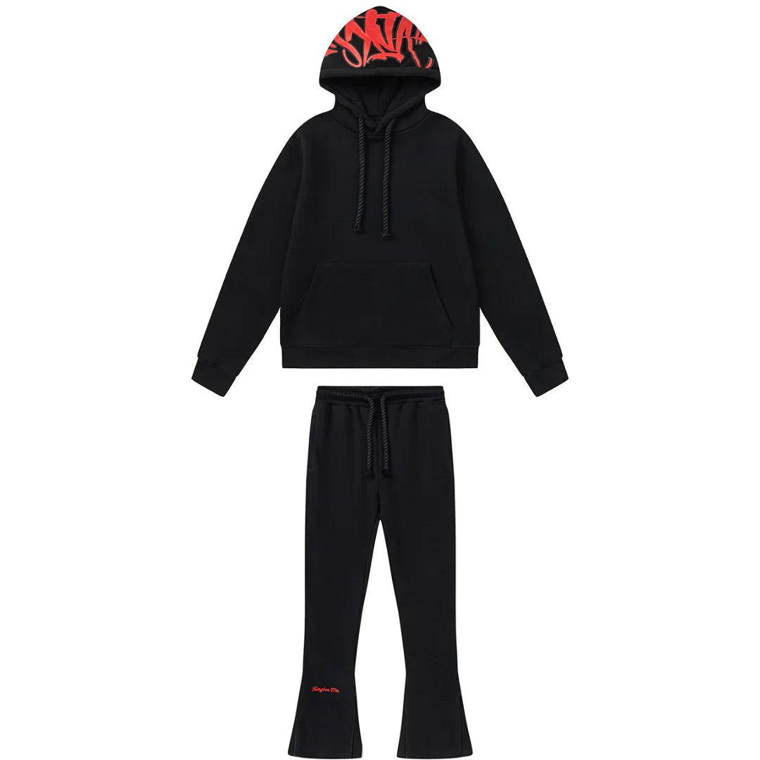 SYNA WORLD BLACK RED TRACKSUIT
