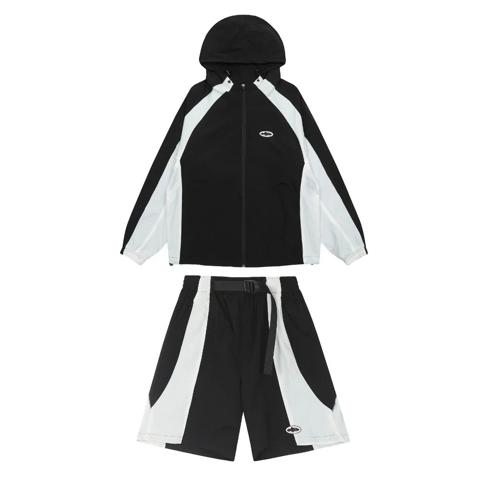BLACK WINDBREAKER