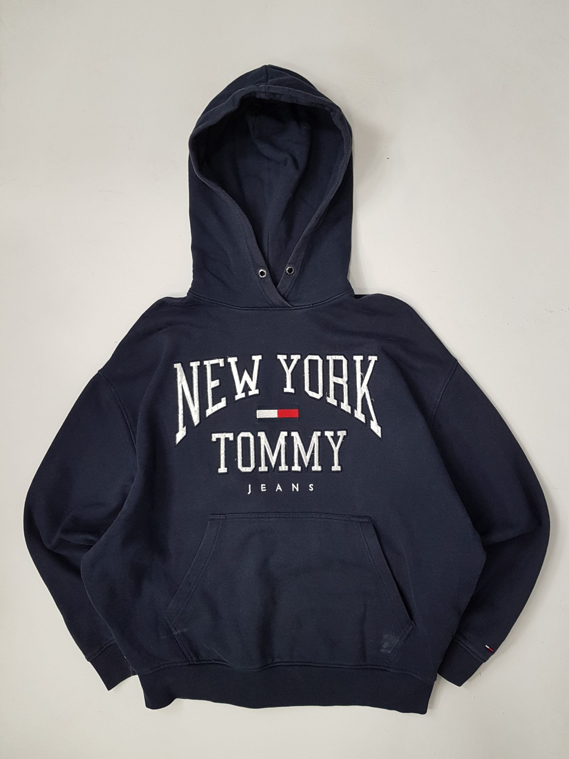 Tommy Hilfiger sudadera con capucha vintage L