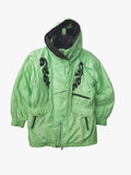Winter in Camargue cazadora nieve con capucha vintage M