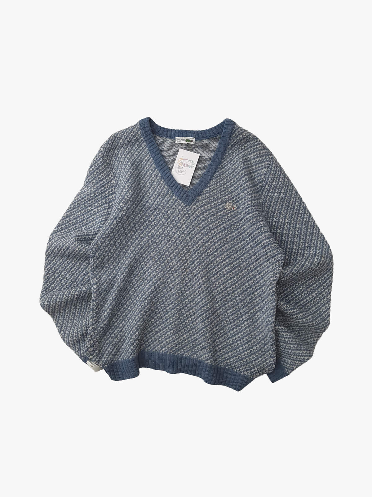 Lacoste jersey cuello pico vintage M