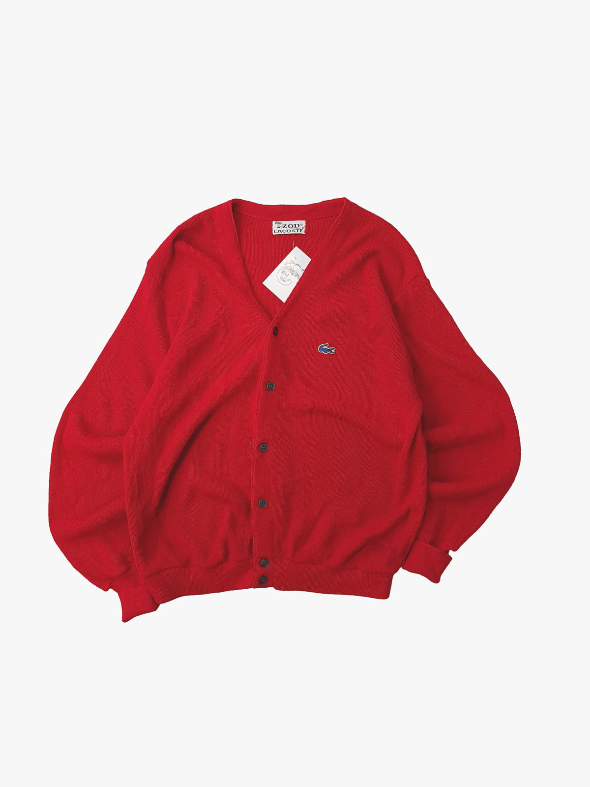 Lacoste cardigan acrílico vintage L