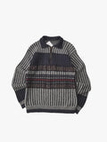 Jersey 1/4 cuello polo vintage S/M