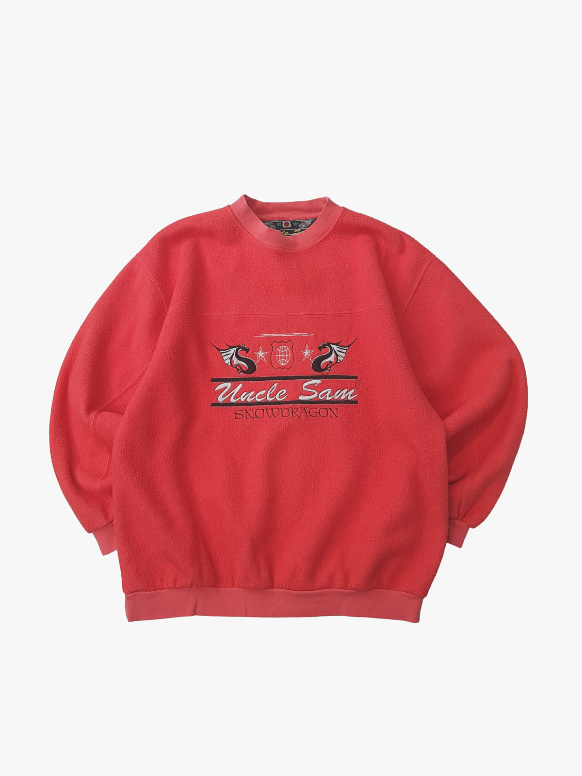 Uncle Sam Snow Dragon sudadera polar vintage M