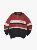 Claudio Campione sudadera cuello polo vintage XL