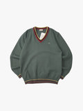 Lacoste jersey cuello pico lana/acrílico vintage S
