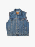 Ice Bear chaleco vaquero vintage XL