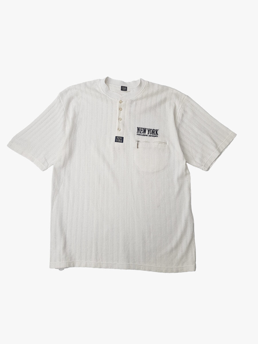 New York camiseta botones XL