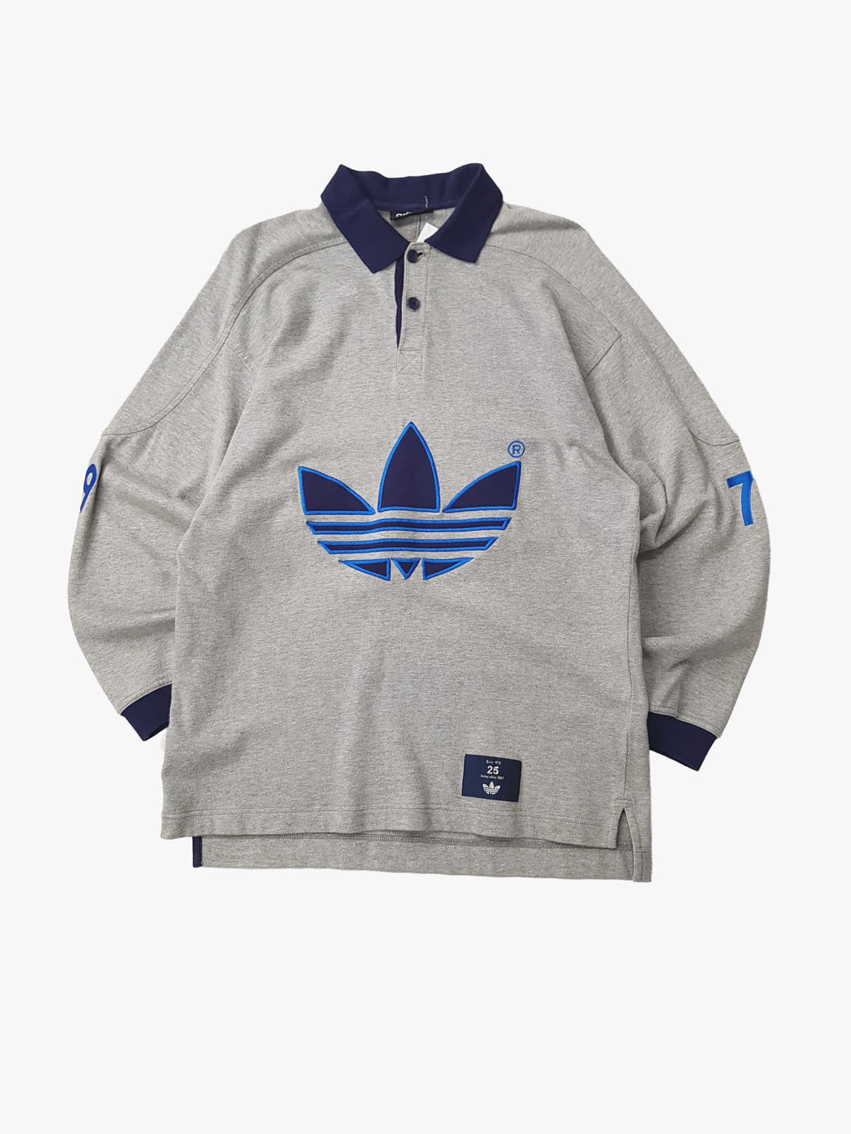 Adidas 90´s polo manga larga oversized vintage M