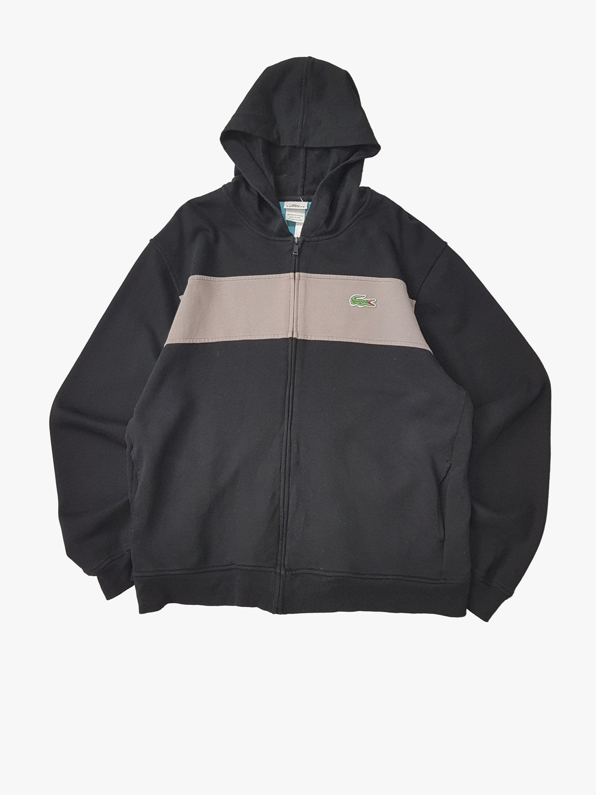 Lacoste sudadera cremallera con capucha XXL