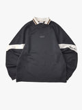 Reebok Blacktop sudadera cuello polo vintage XL