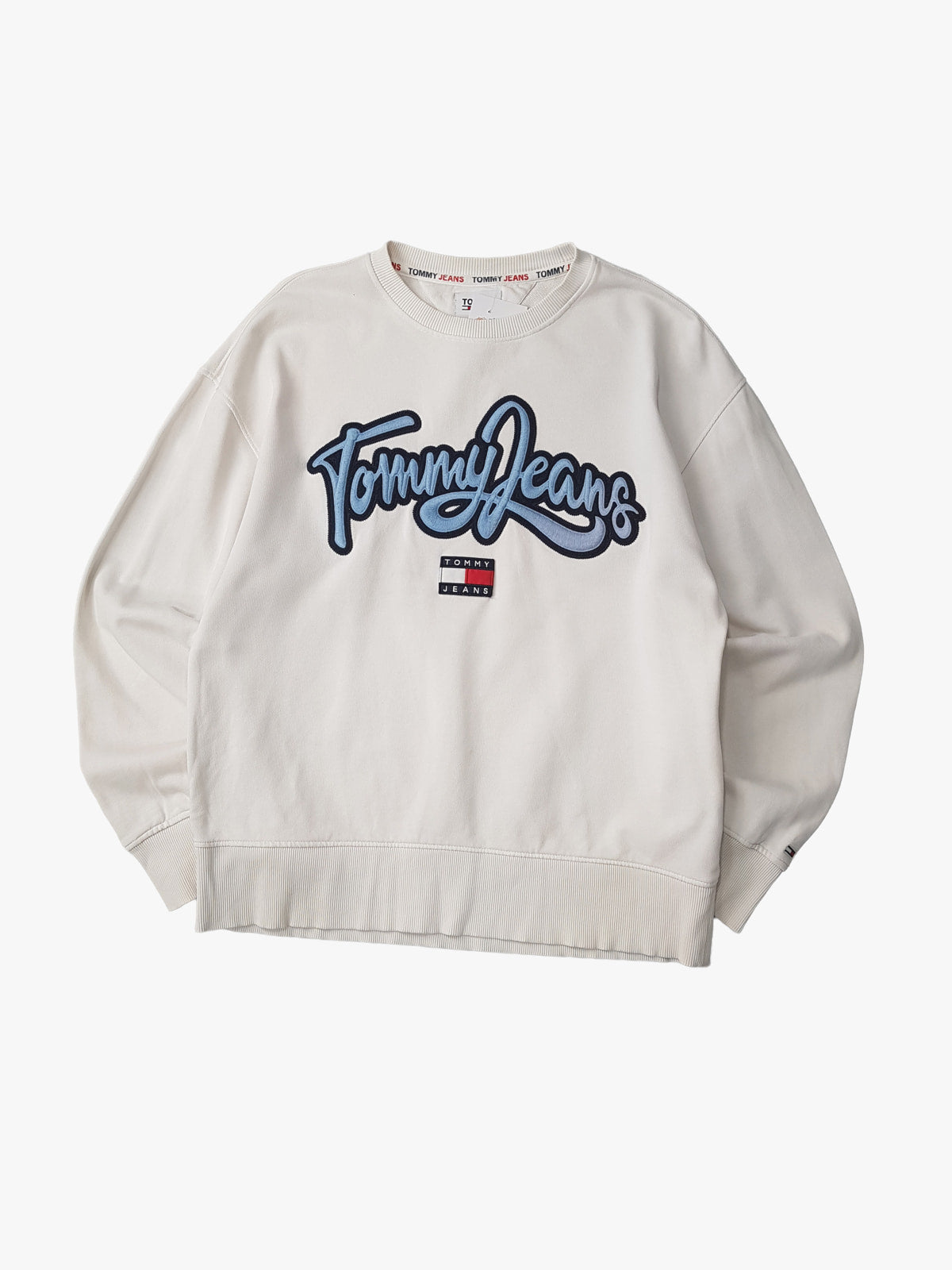 Tommy Jeans sudadera logo bordado S