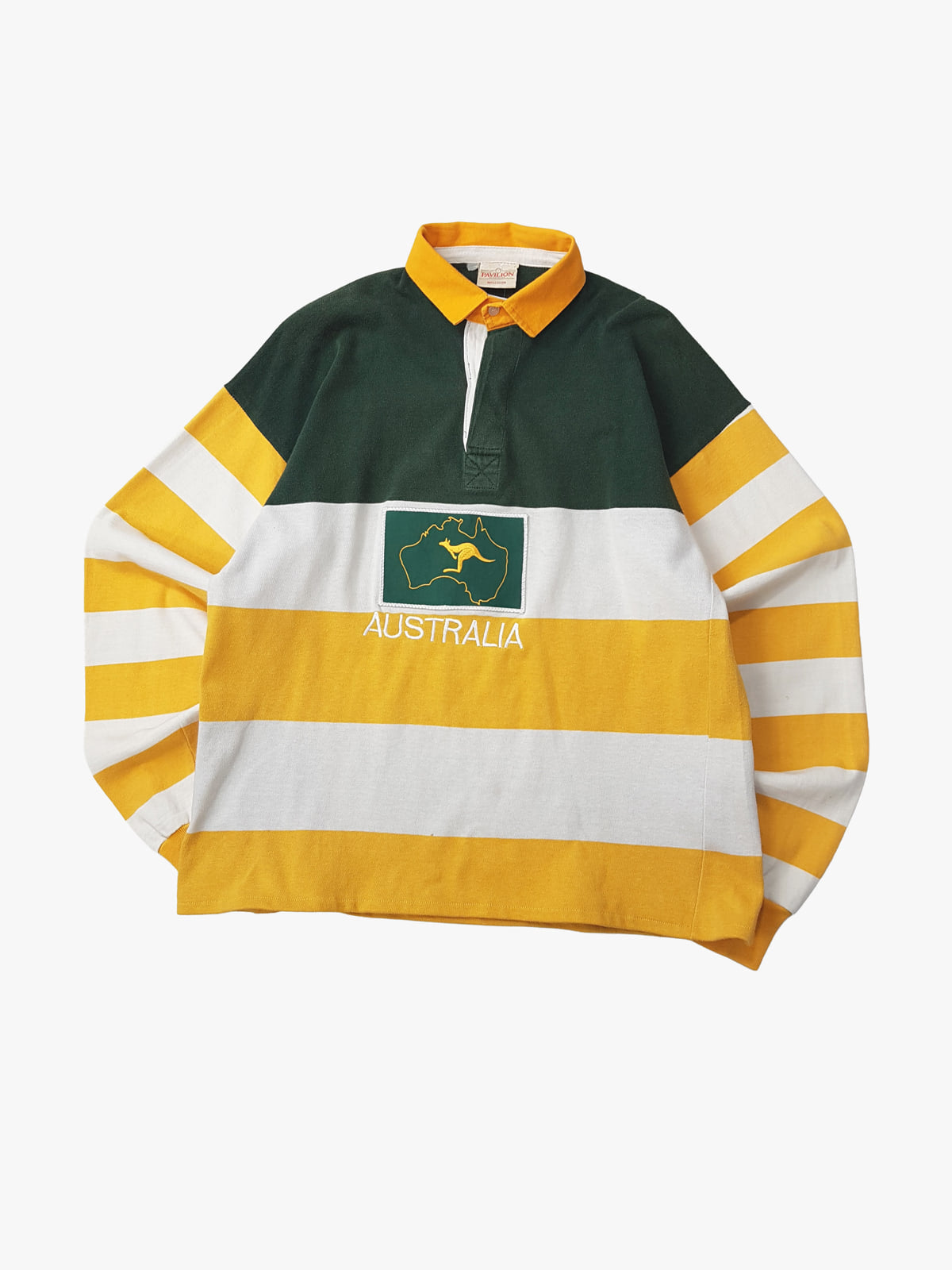 Pavilion Australia polo rugby manga larga boxy fit vintage XL