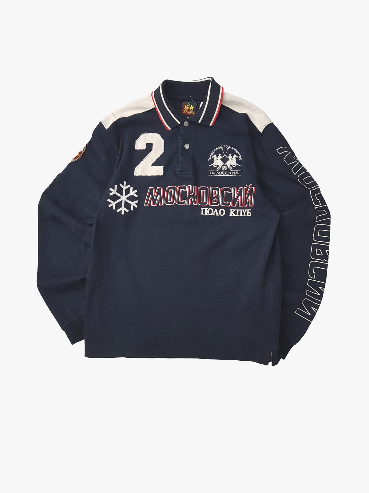 La Martina polo rugby manga larga M
