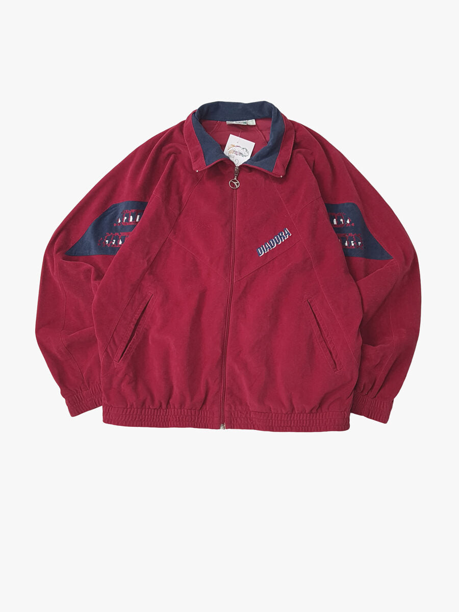Diadora chaqueta sport de velour vintage M
