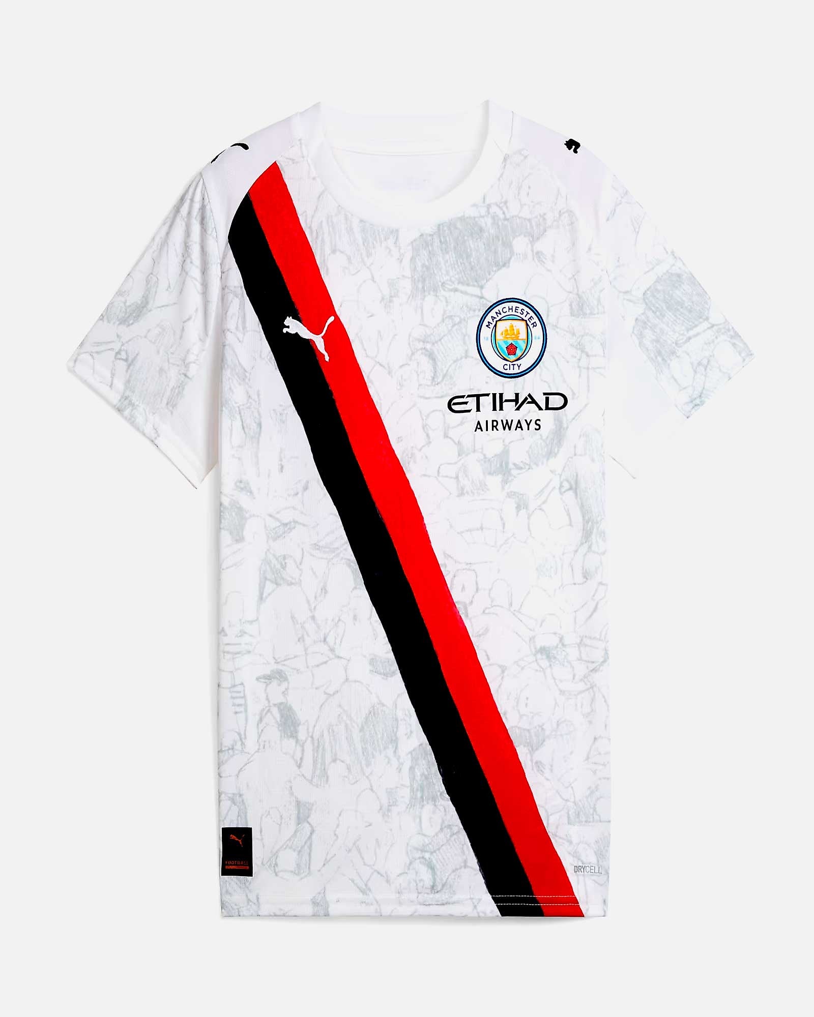Camiseta 2ª Manchester City 2025/2026 Kid Super