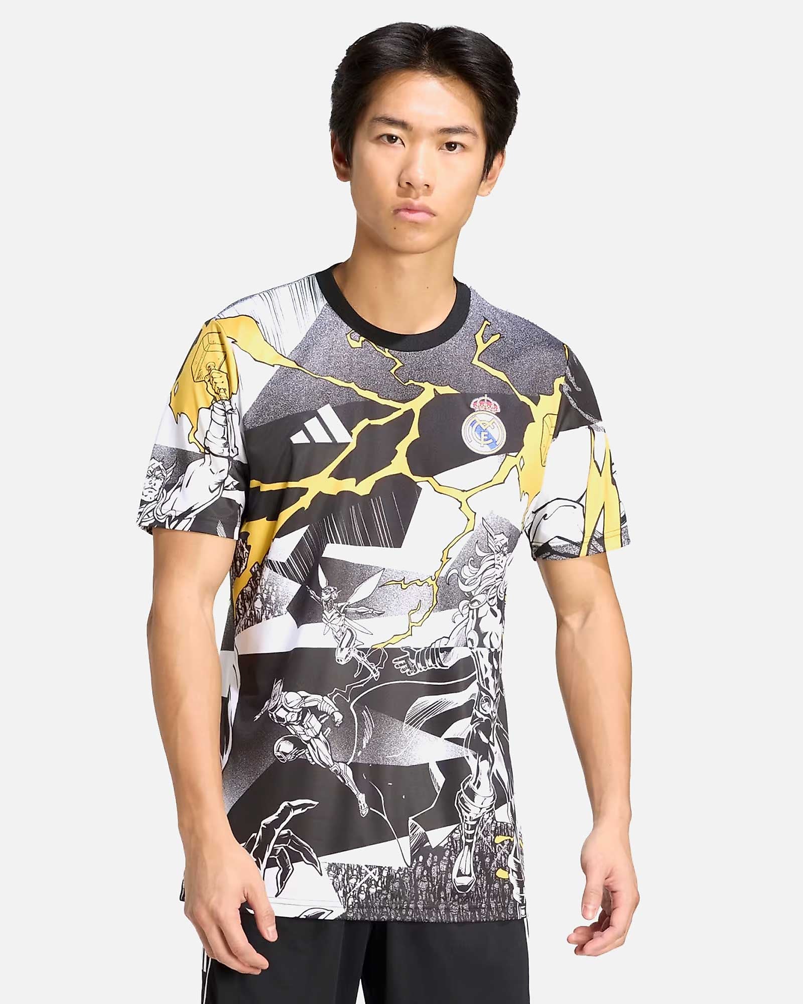 Camiseta de entrenamiento Real Madrid 2025/2026 Marvel Avengers Prematch Warm