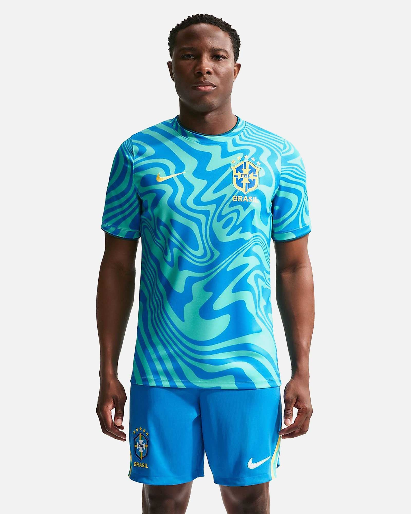 Camiseta de entrenamiento de fútbol Brasil Academy Pro Dri-FIT