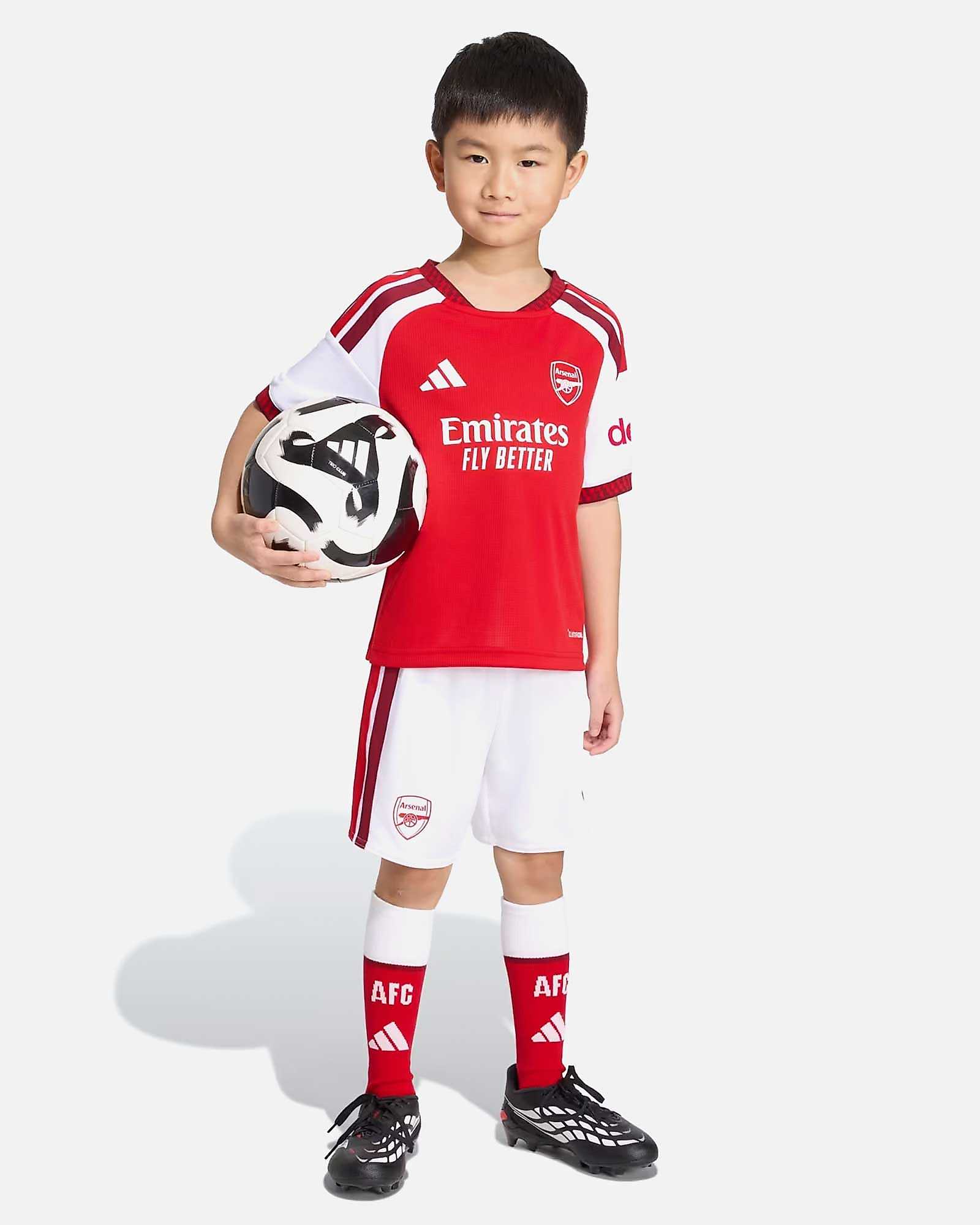 Conjunto de fútbol Arsenal FC 1ª Equipación Home Kids Set 2026/2027