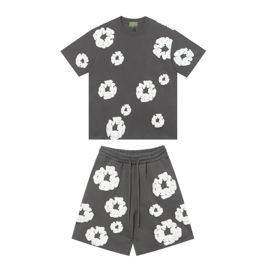 DENIM TEARS CARBON SHORT SET