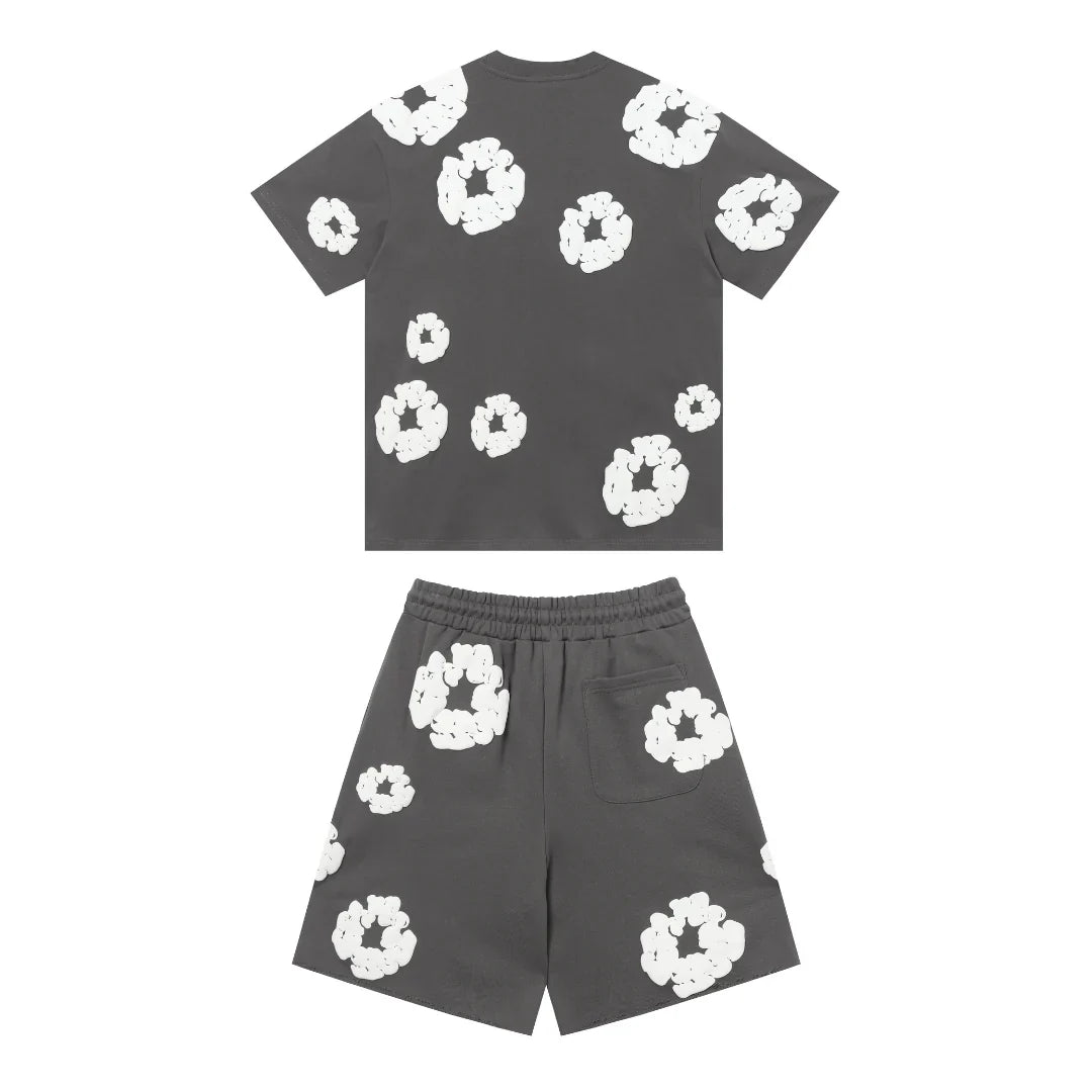 DENIM TEARS CARBON SHORT SET
