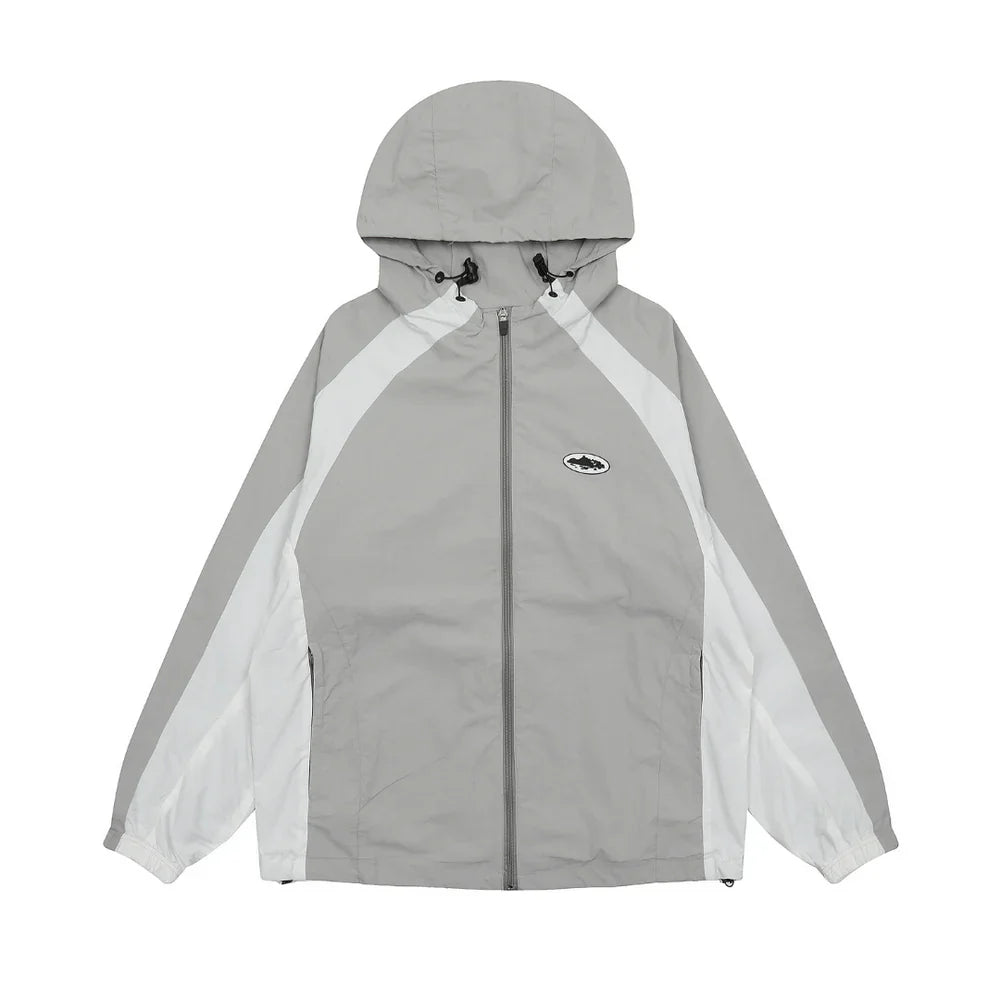GREY WINDBREAKER