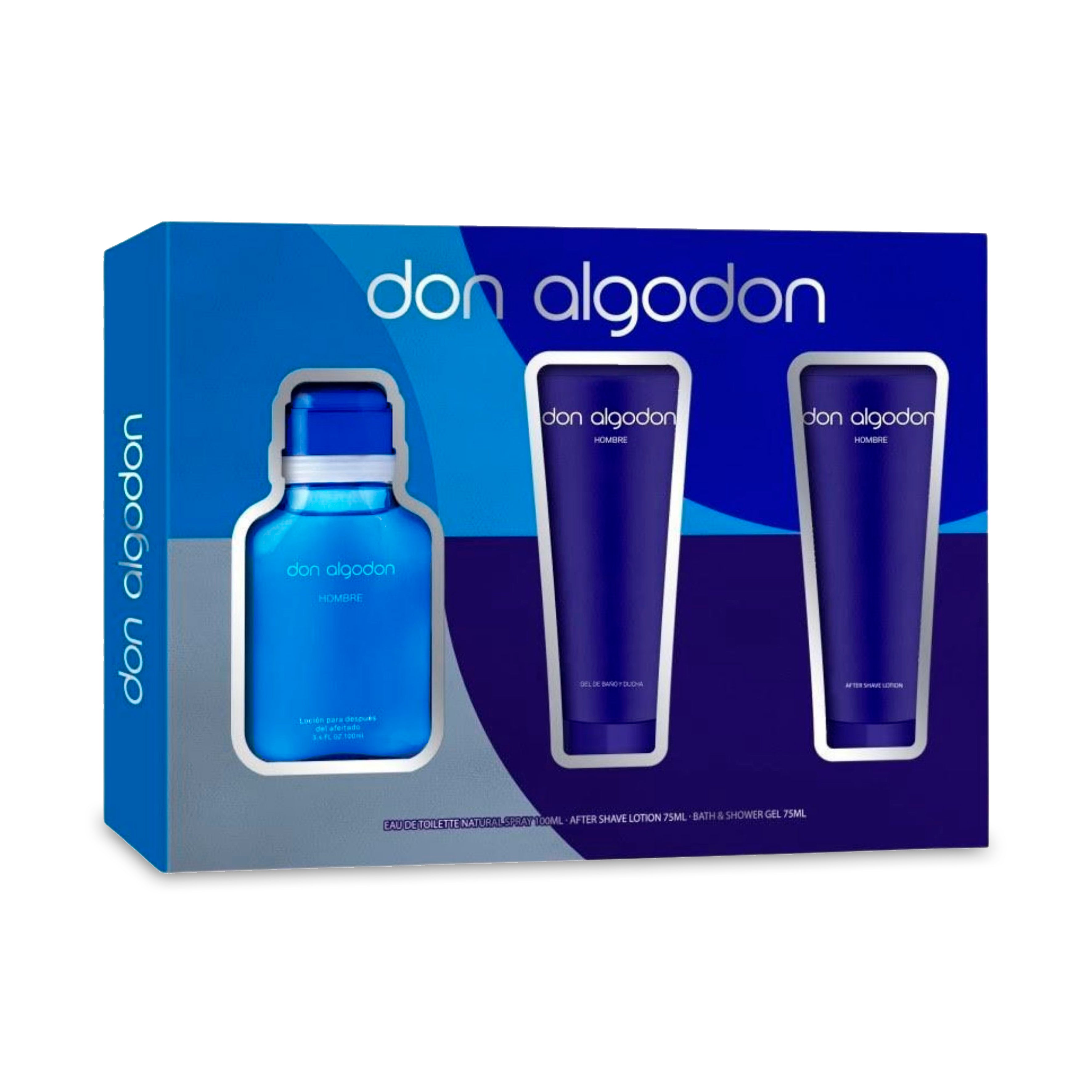 Tripack Hombre Eau de Toilette Don Algodón