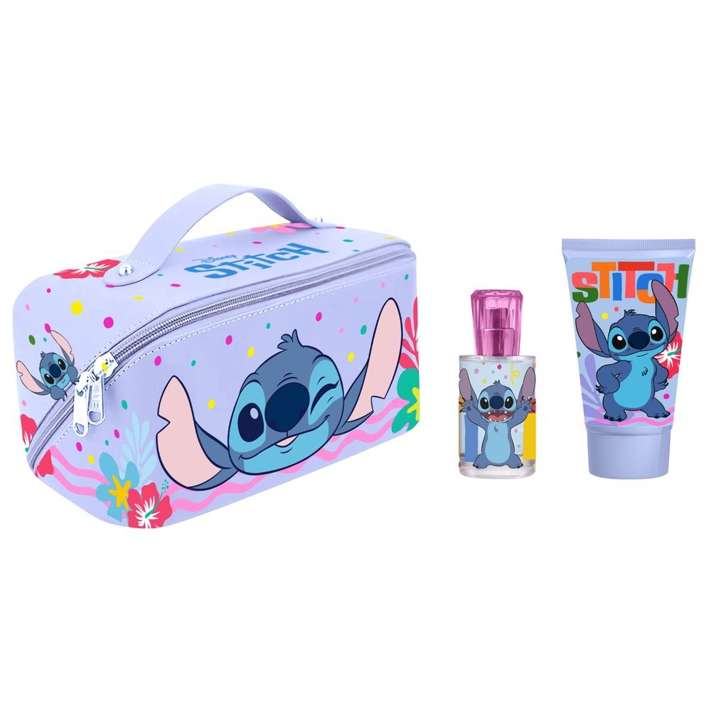 Stitch Neceser de Maquillaje Eau de Toilette + Gel de Ducha