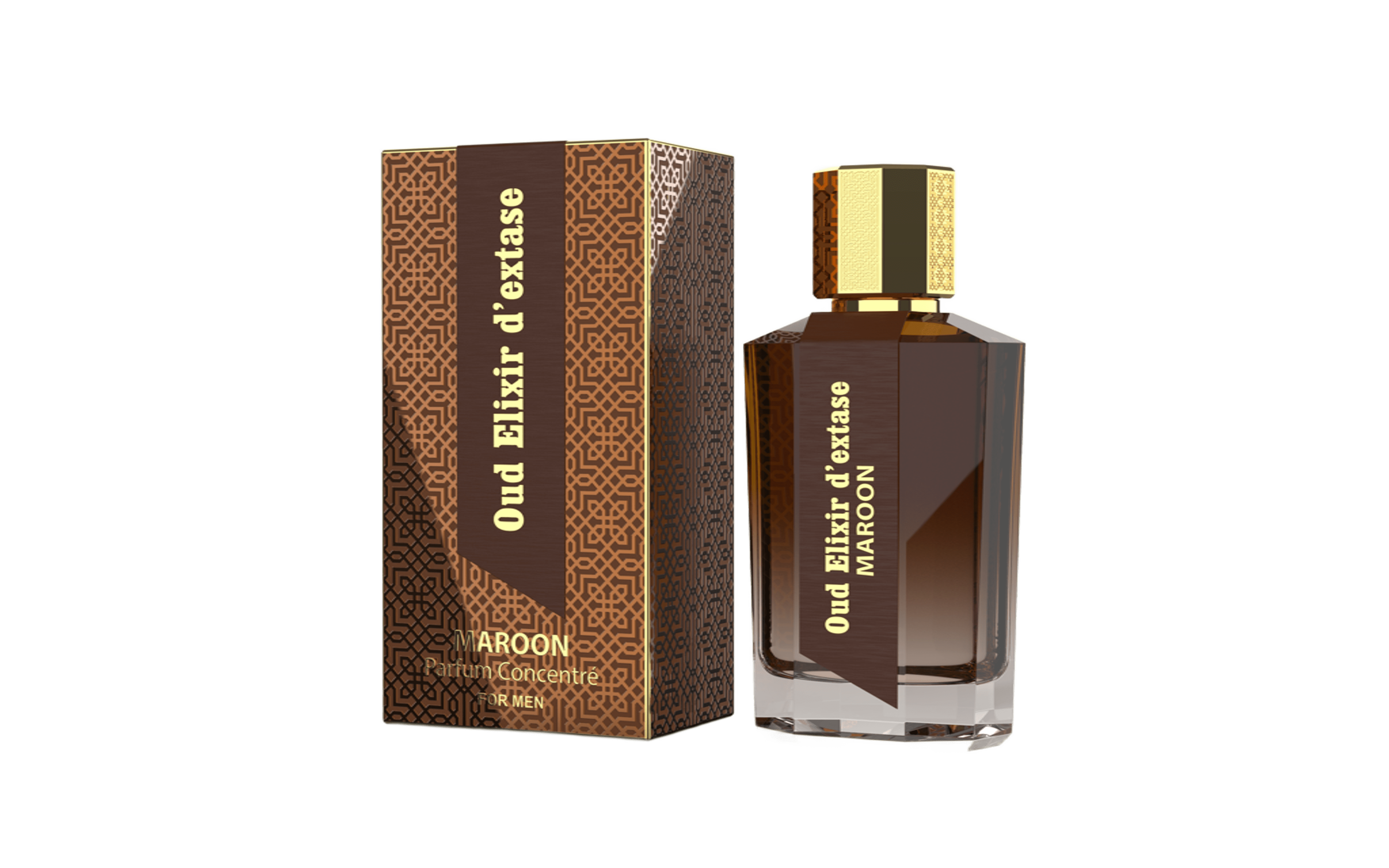 Oud Elixir d'Extase Maroon Parfum Concentré
