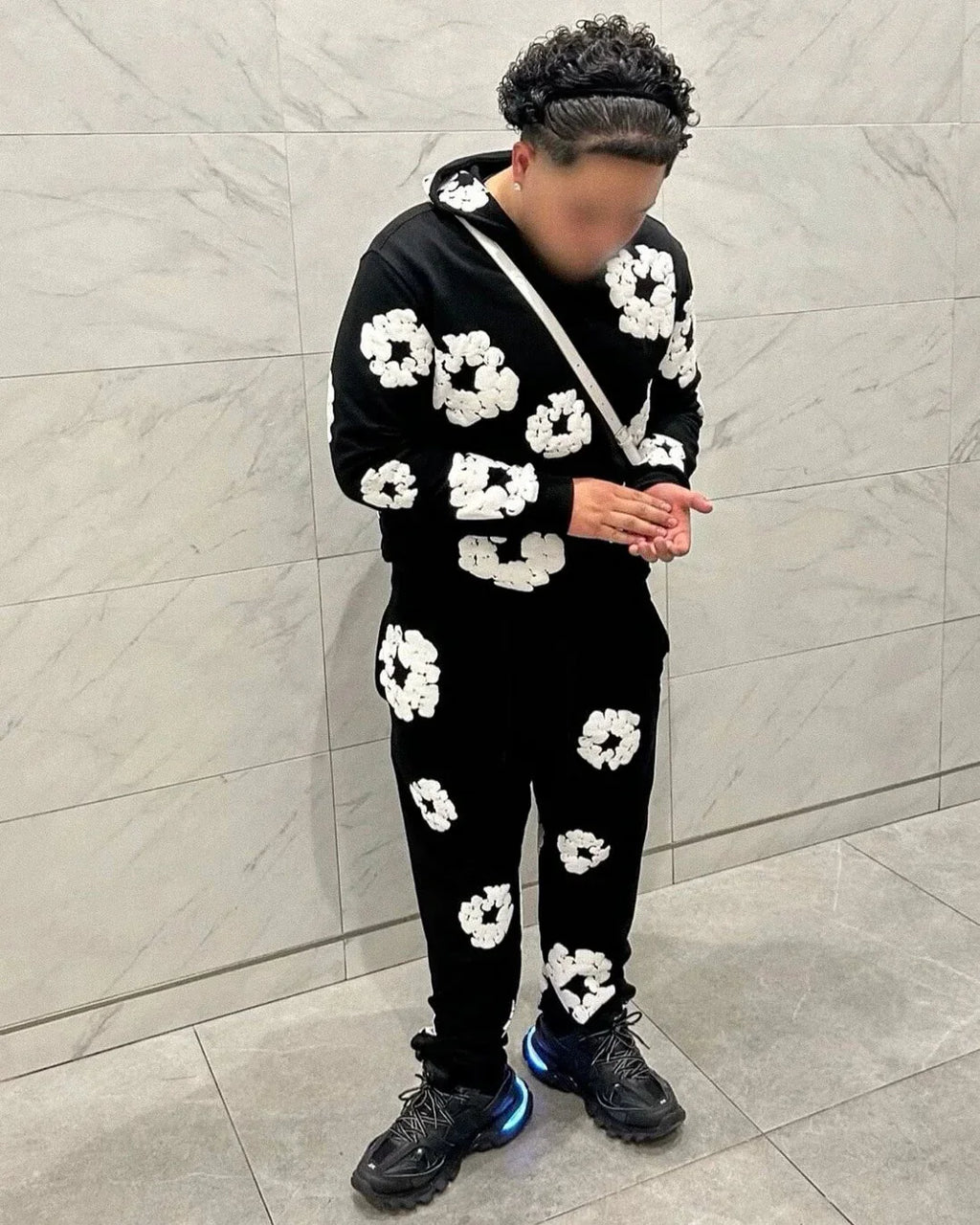 DENIM TEARS BLACK TRACKSUIT