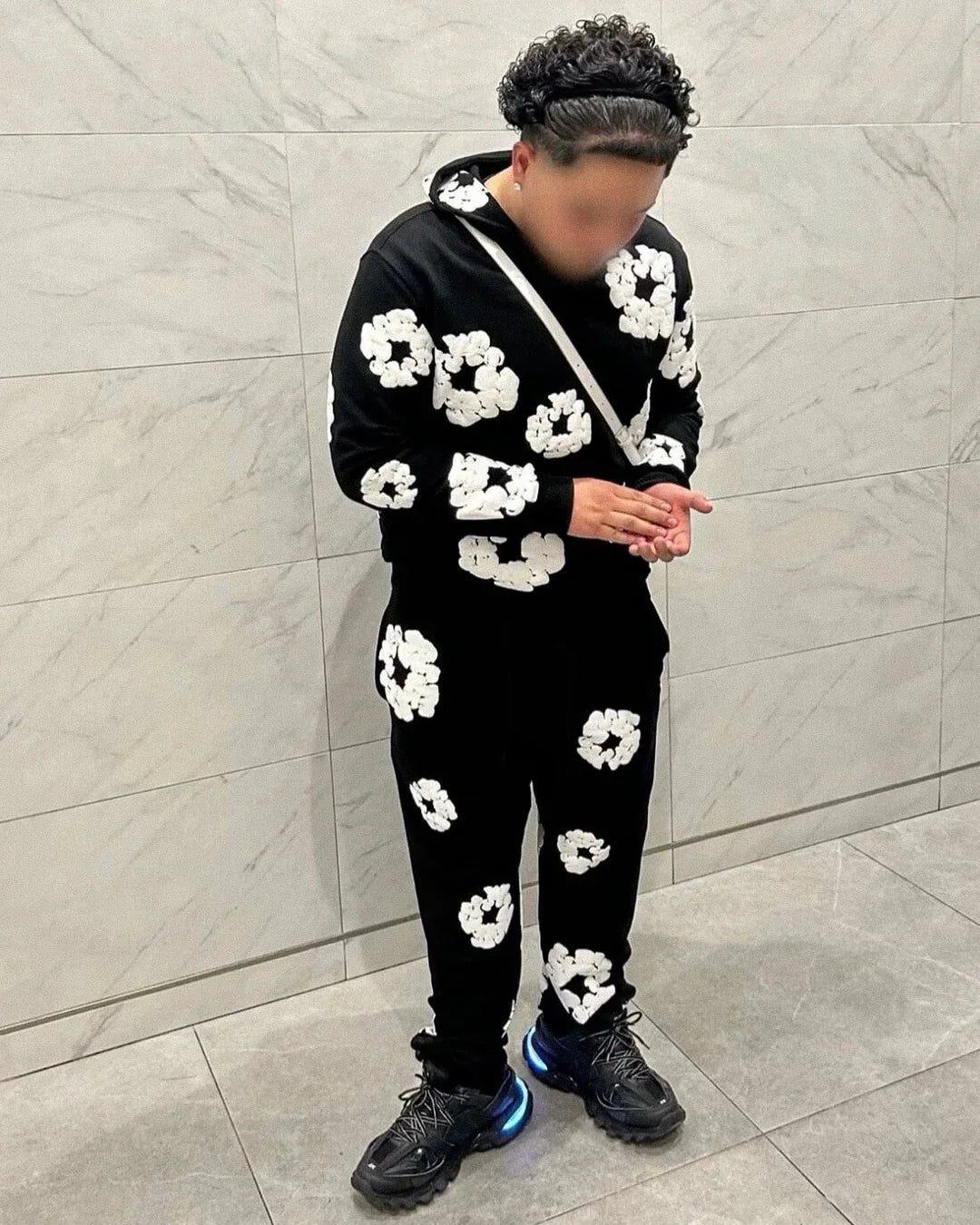 DENIM TEARS BLACK TRACKSUIT