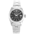 Datejust señoras negras de marcación 69160