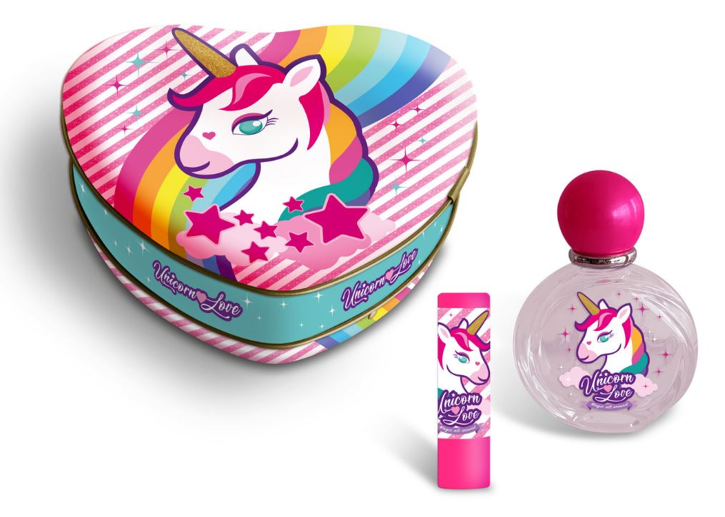 Unicorn Love Cofre Corazón Metal