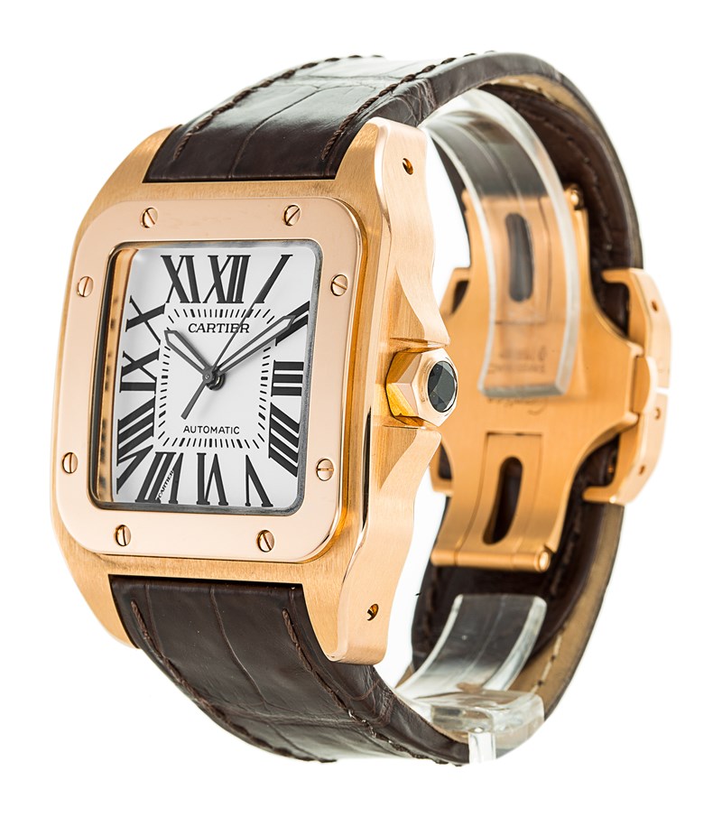 Cartier Santos 100 Acero Oro W20095Y1