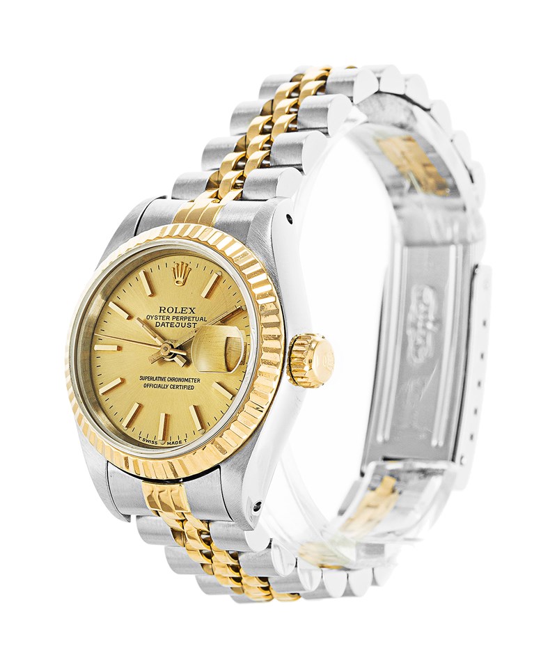 Datejust señoras de dos tonos 69173