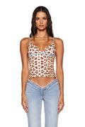 EDITA TOP - NEUTRAL : LEOPARD : WILD CARD