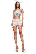 MAYBEL TOP - BLUE : PINSTRIPE DENIM