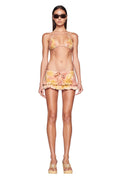 NARELLA VELOUR TOP - NEUTRAL : TIE DYE