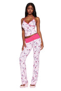JANNIS PANT - PINK : BUTTERFLY RIBBON