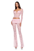 NALLIAH PANT - PINK : LACE
