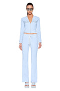 DAYSHA TERRY PANT - BLUE