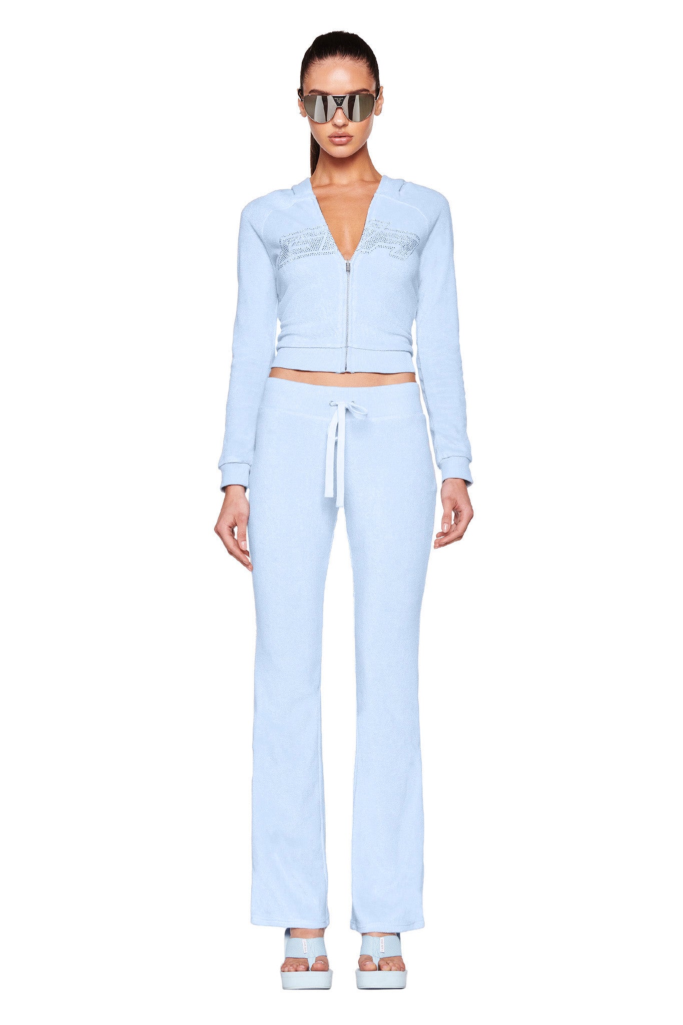 DAYSHA TERRY PANT - BLUE
