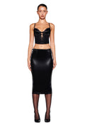 CARMEN PENCIL SKIRT - BLACK